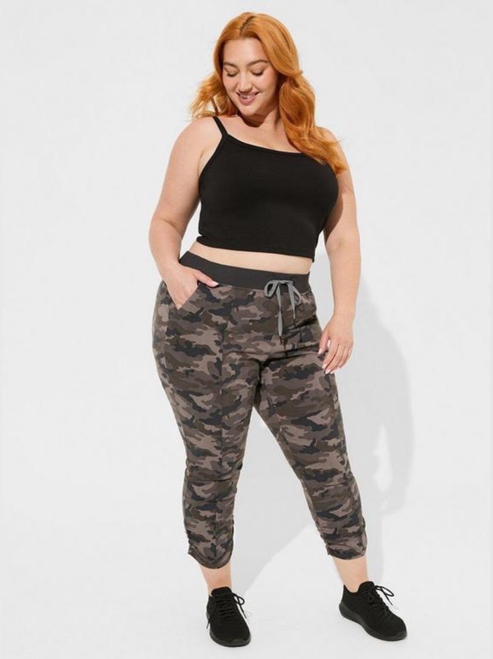 Torrid Happy Camper Crop Active Pant